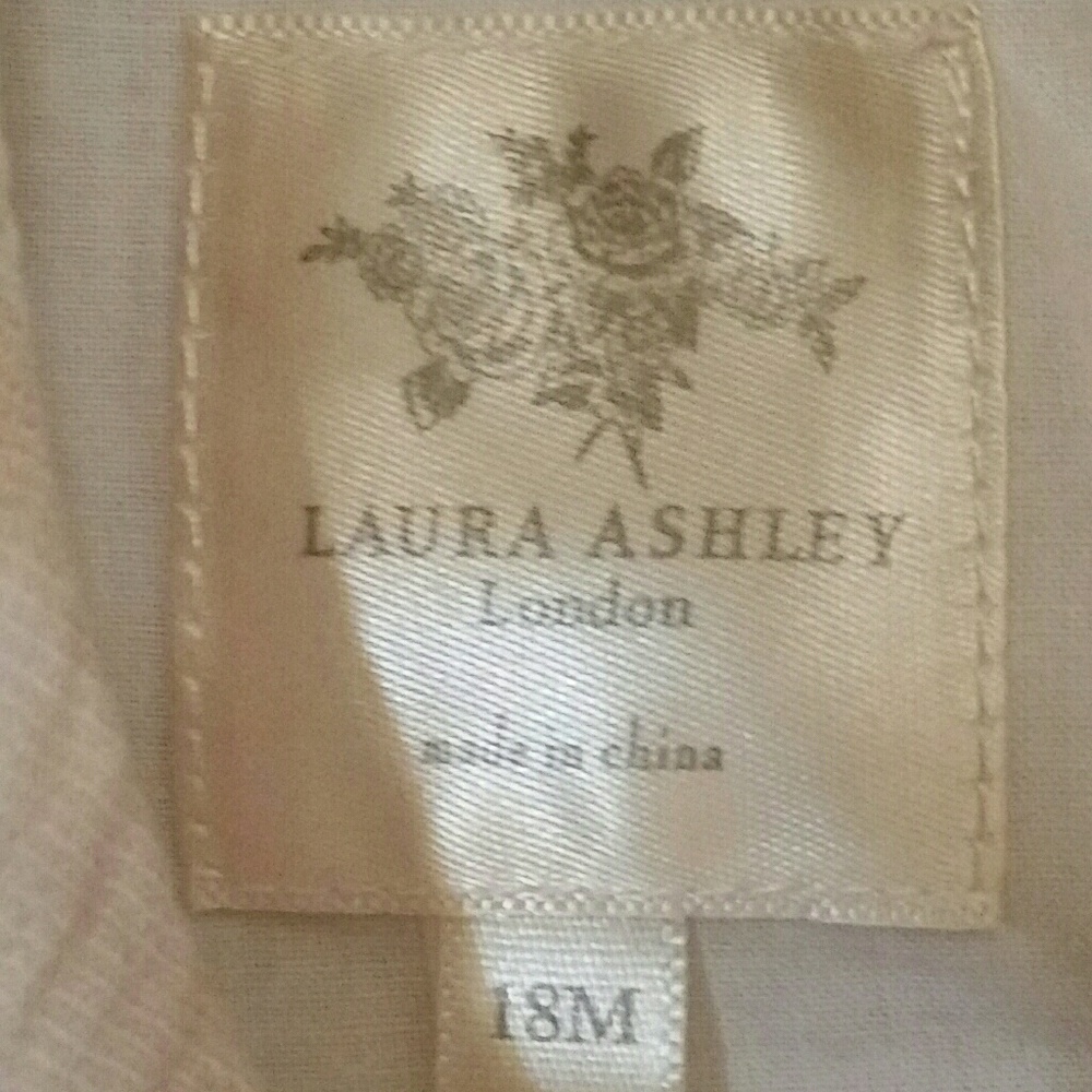 Vintage Laura Ashley London 2 pc lined dress&panties, 18M - Picture 5 of 8
